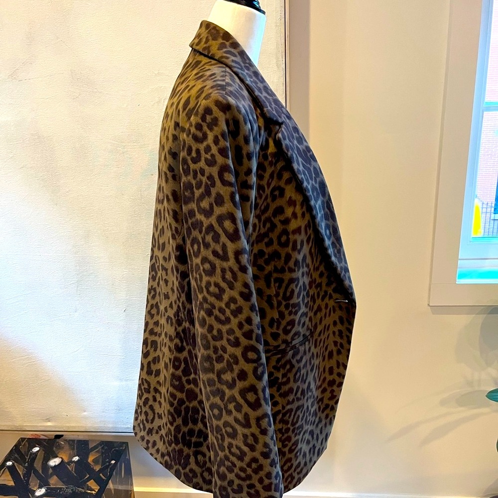 Pixie Market Leopard Blazer Medium